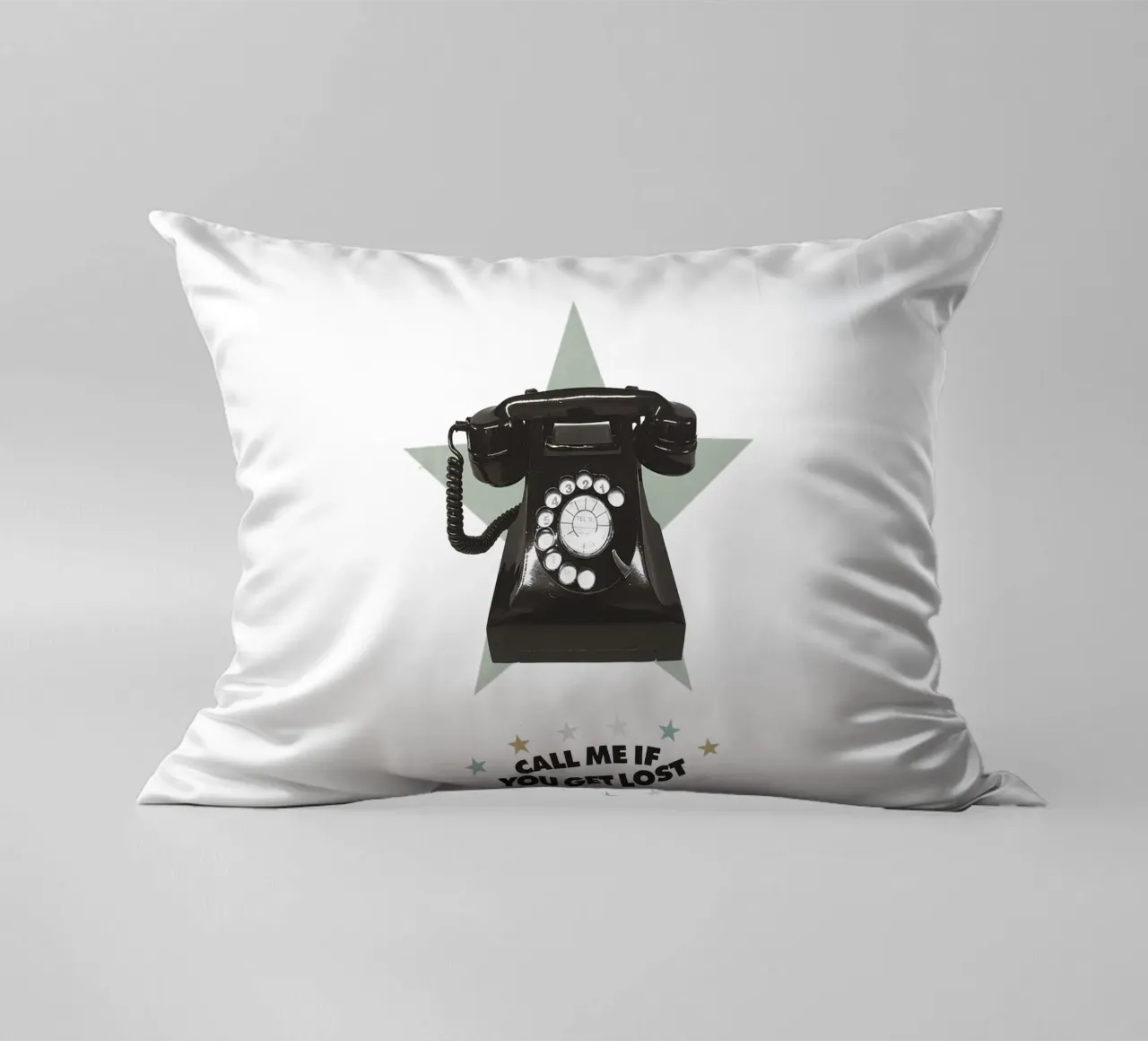 Call Me If You Get Lost cuscino da Attaboy Dsgn