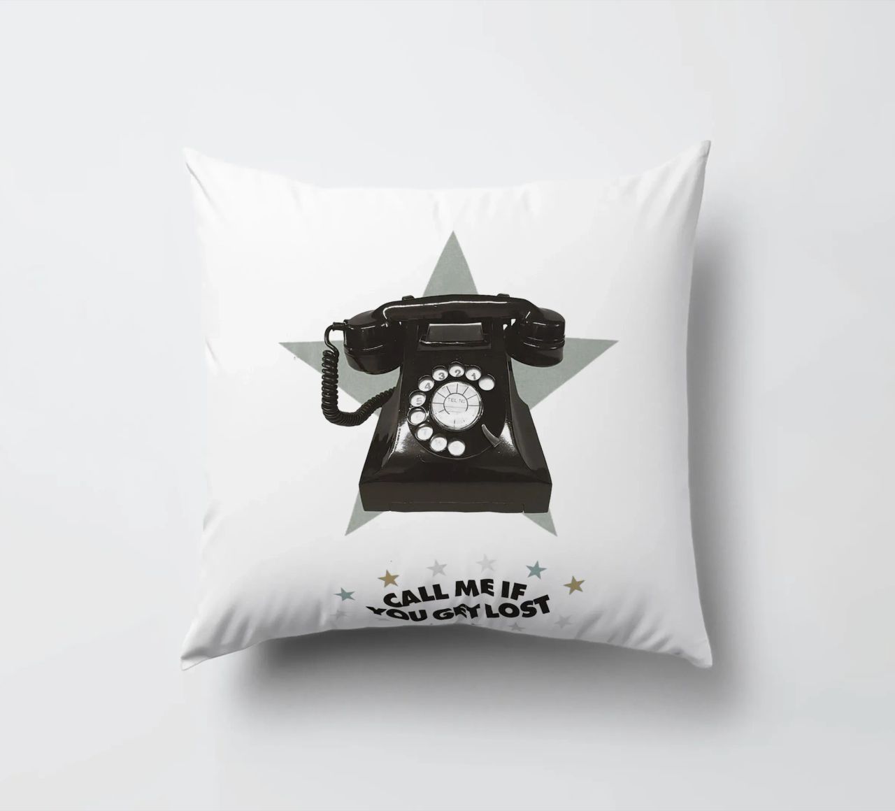 Call Me If You Get Lost cuscino da Attaboy Dsgn