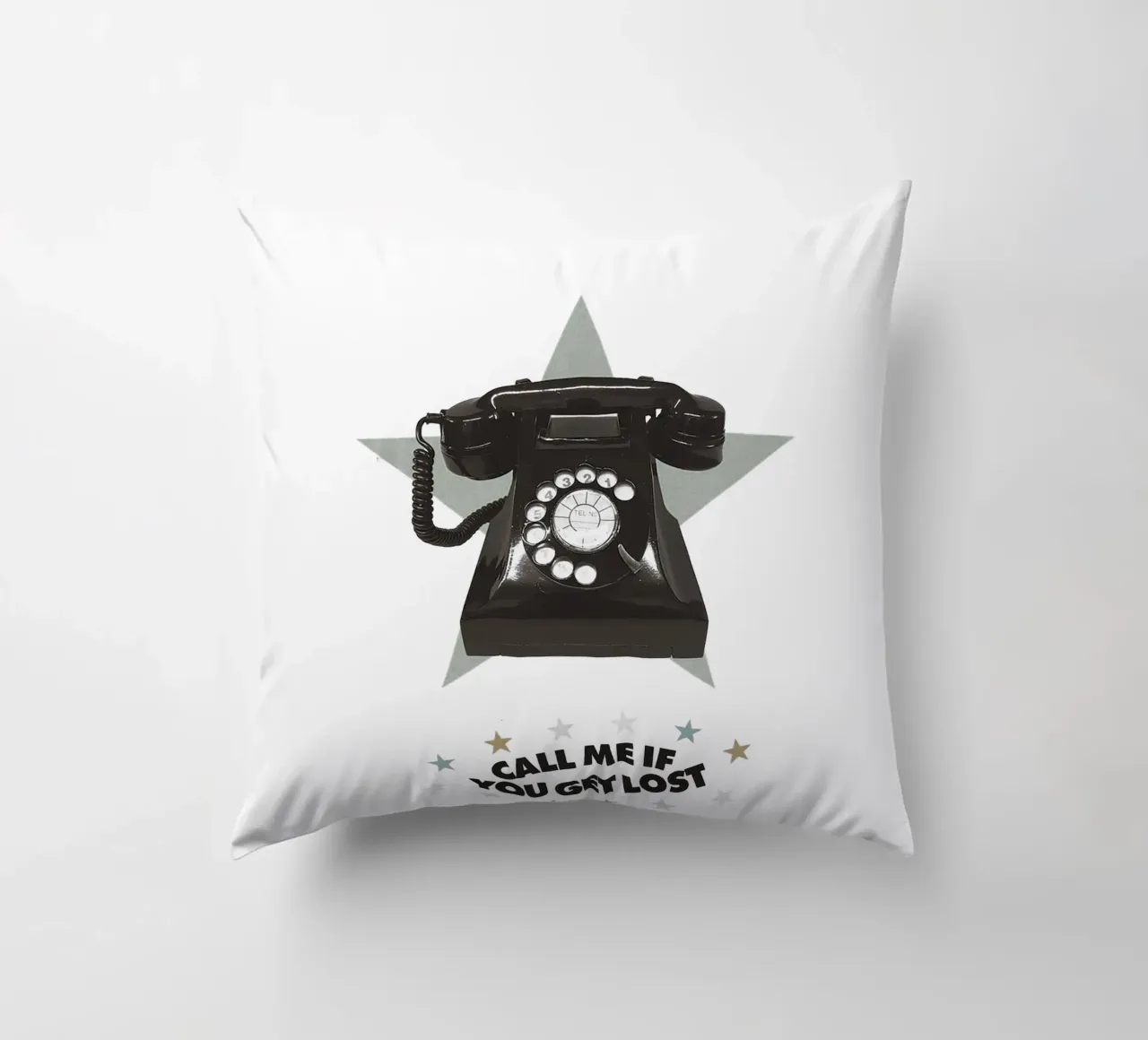 Call Me If You Get Lost cuscino da Attaboy Dsgn