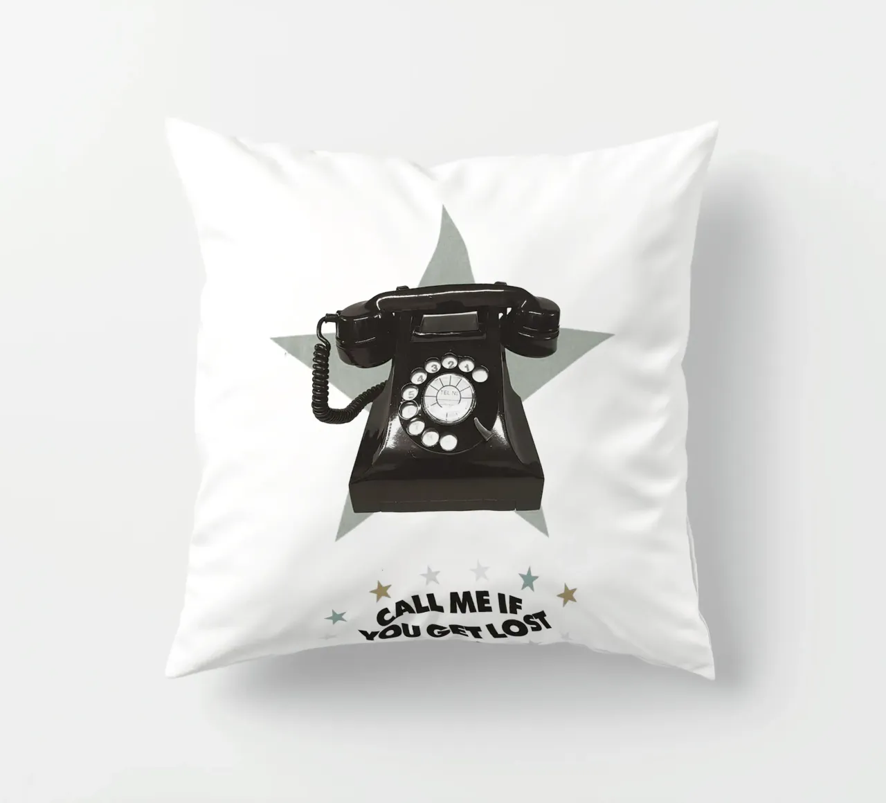 Call Me If You Get Lost cuscino da Attaboy Dsgn