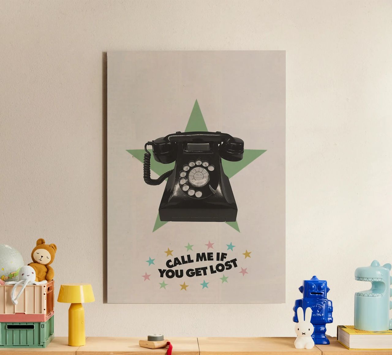 Call Me If You Get Lost alluminio dibond da Attaboy Dsgn