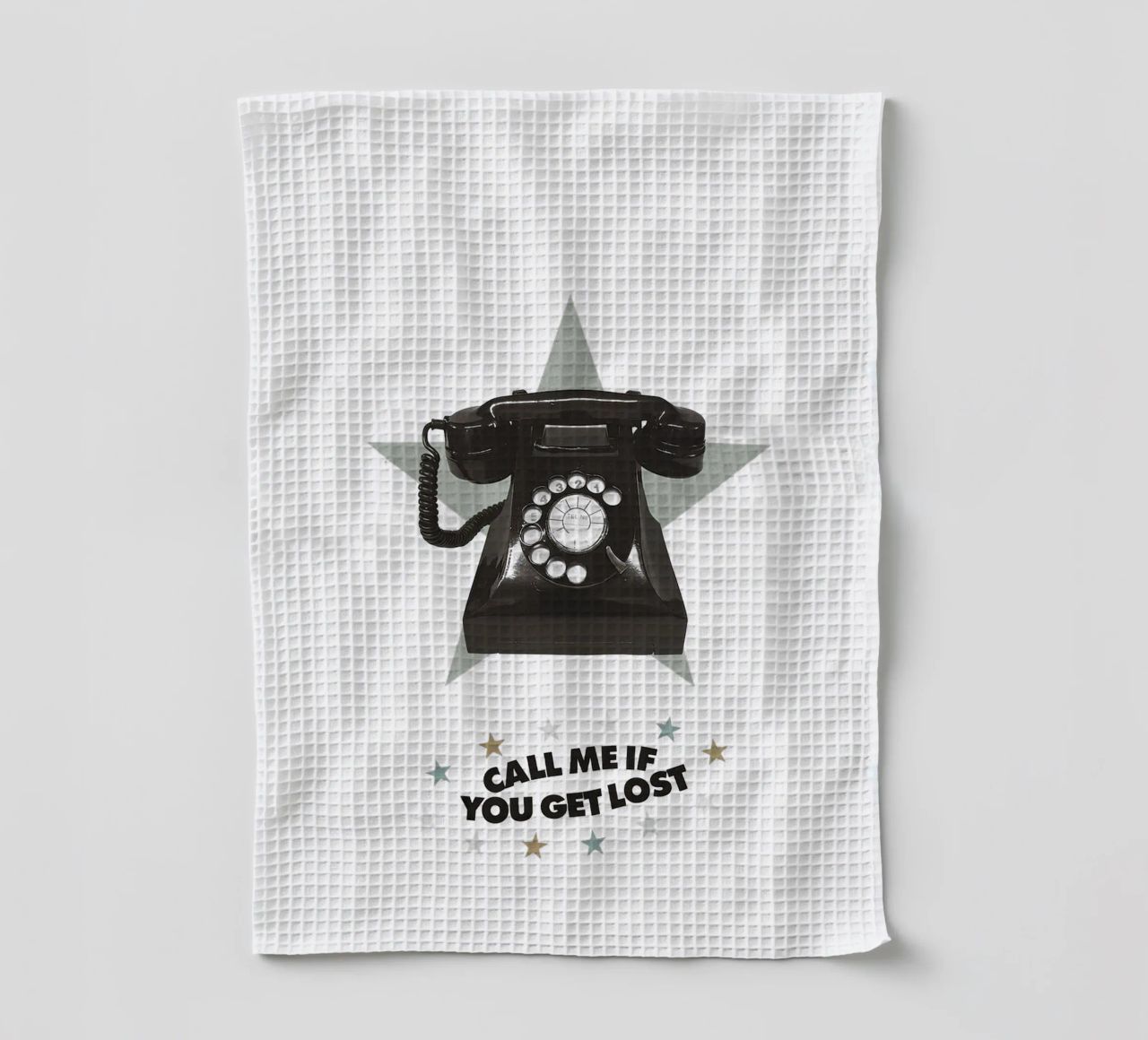 Call Me If You Get Lost canovaccio da cucina da Attaboy Dsgn