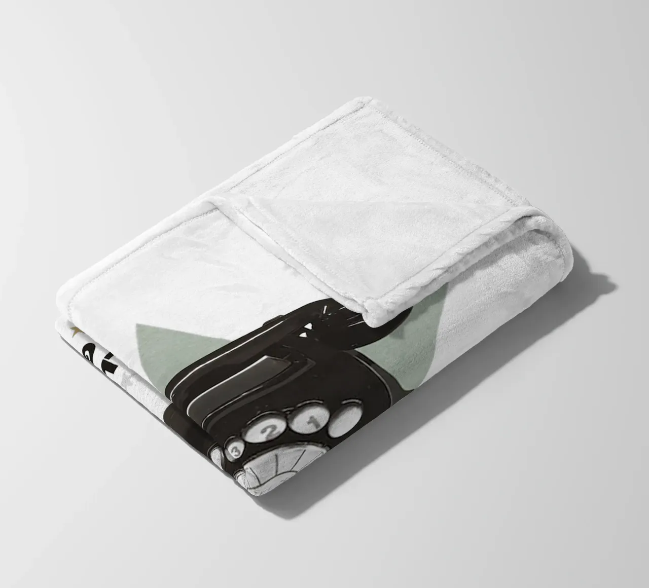 Call Me If You Get Lost fleece blanket by Attaboy Dsgn