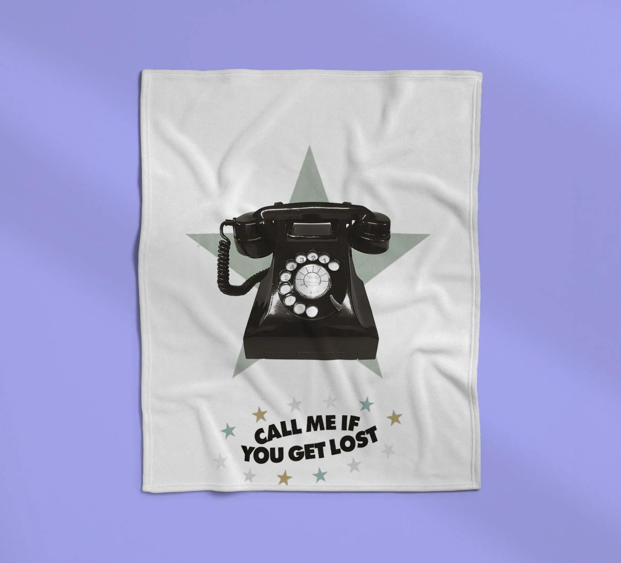 Call Me If You Get Lost coperta in pile da Attaboy Dsgn