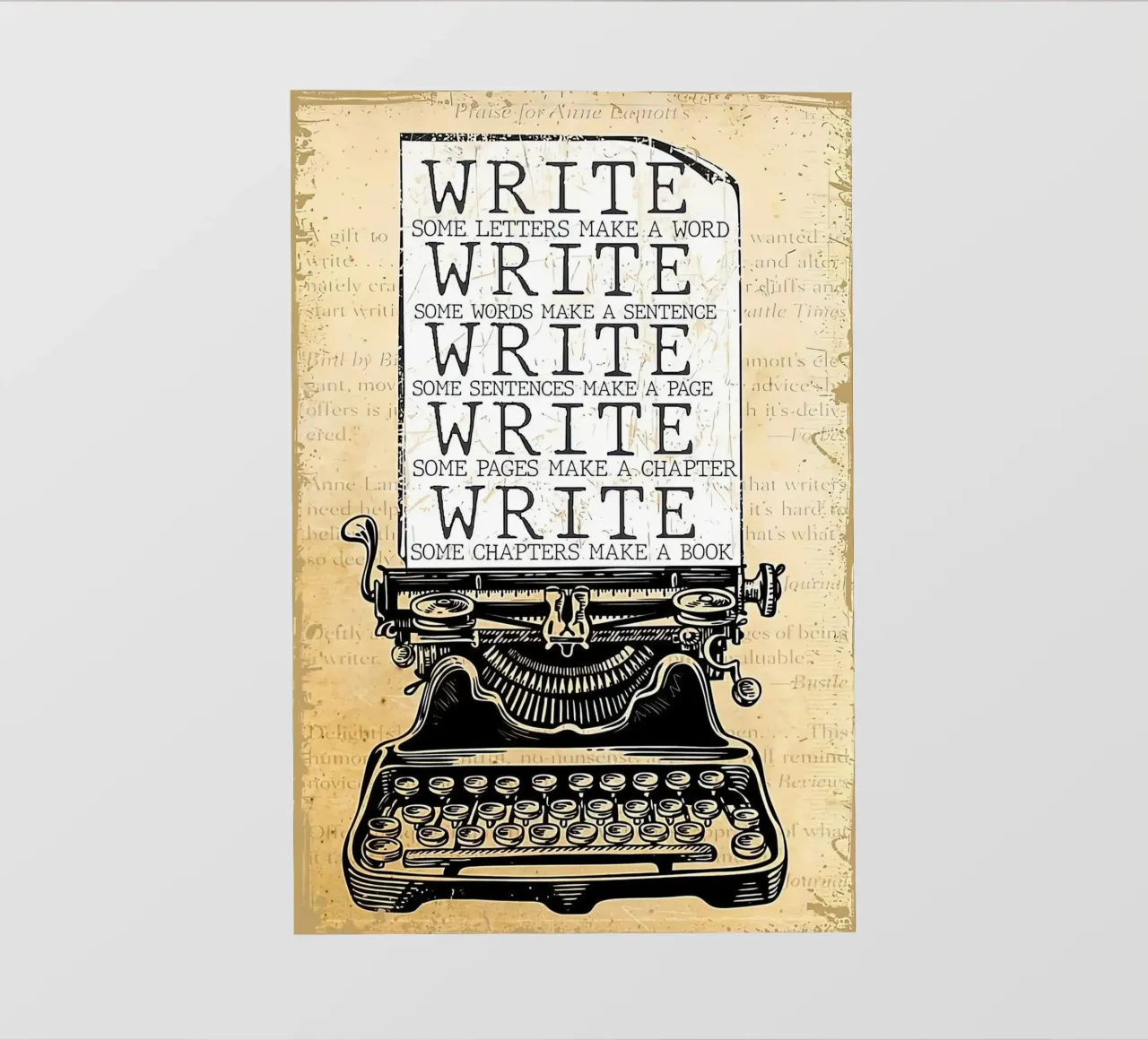Write Some Letters Make A Word Writer pvc cover by Aaronshop