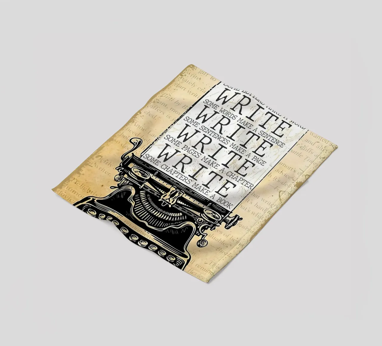 Write Some Letters Make A Word Writer fleece blanket by Aaronshop
