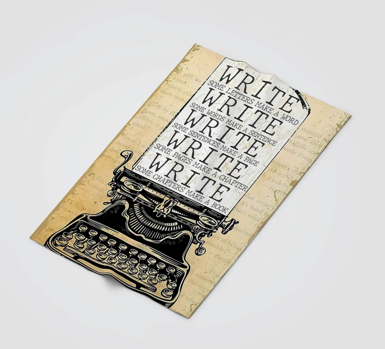 Write Some Letters Make A Word Writer fleece blanket by Aaronshop