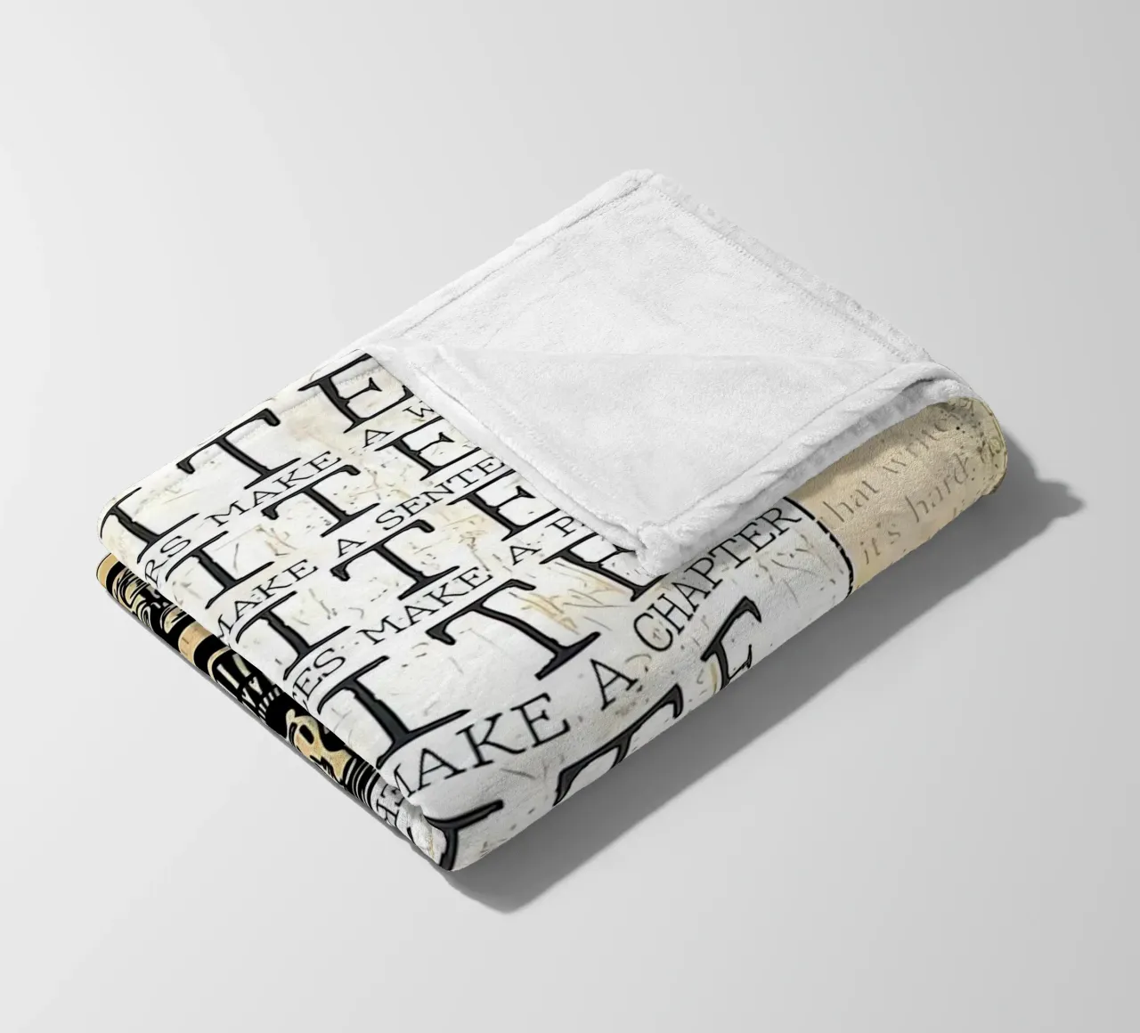 Write Some Letters Make A Word Writer fleece blanket by Aaronshop