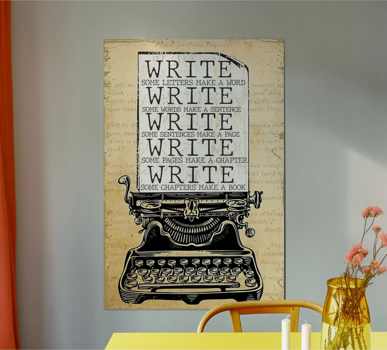 Write Some Letters Make A Word Writer hahnemühle by Aaronshop
