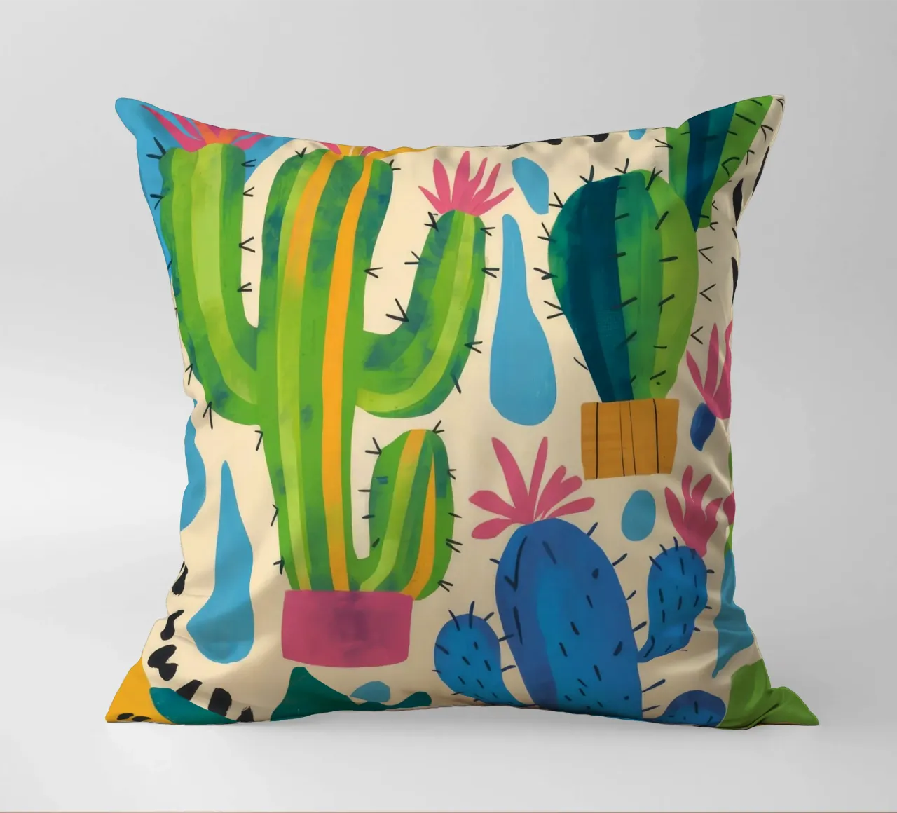 Sueños de cactus del desierto cojín de Zep Layers