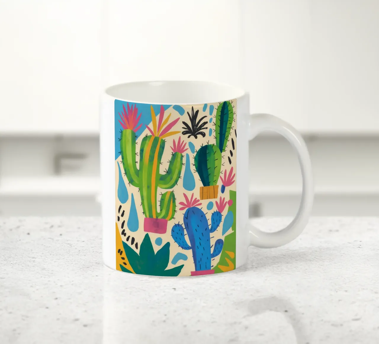 Sogni di cactus del deserto tazza in ceramica da Zep Layers