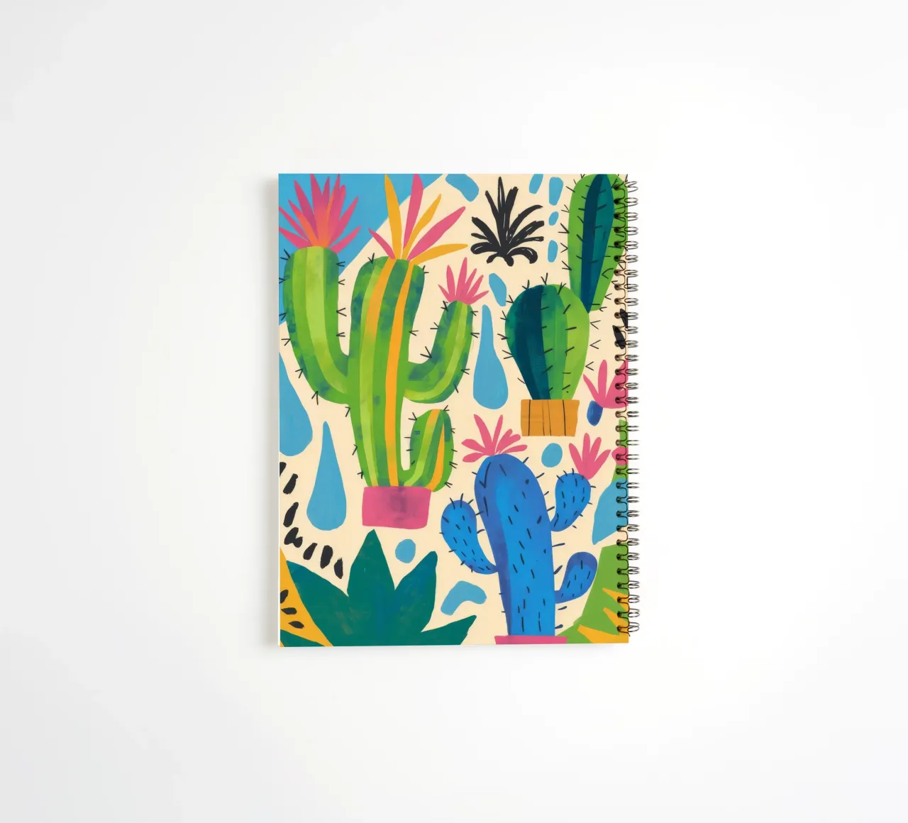 Desert Cactus Dreams spiral notebook by Zep Layers