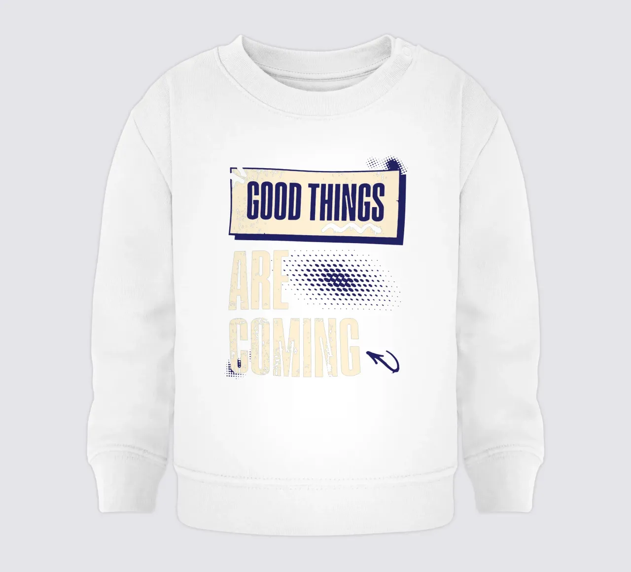 Le cose belle stanno arrivando felpa neonato da Gunawan Rb