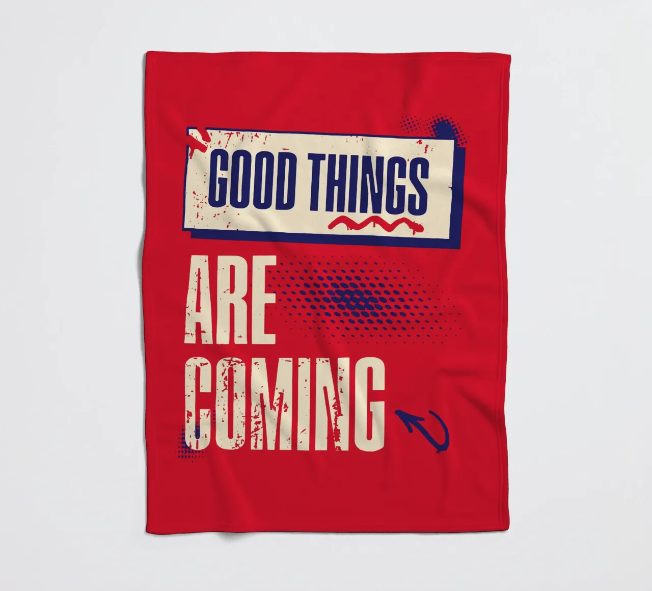 Le cose belle stanno arrivando coperta in pile da Gunawan Rb