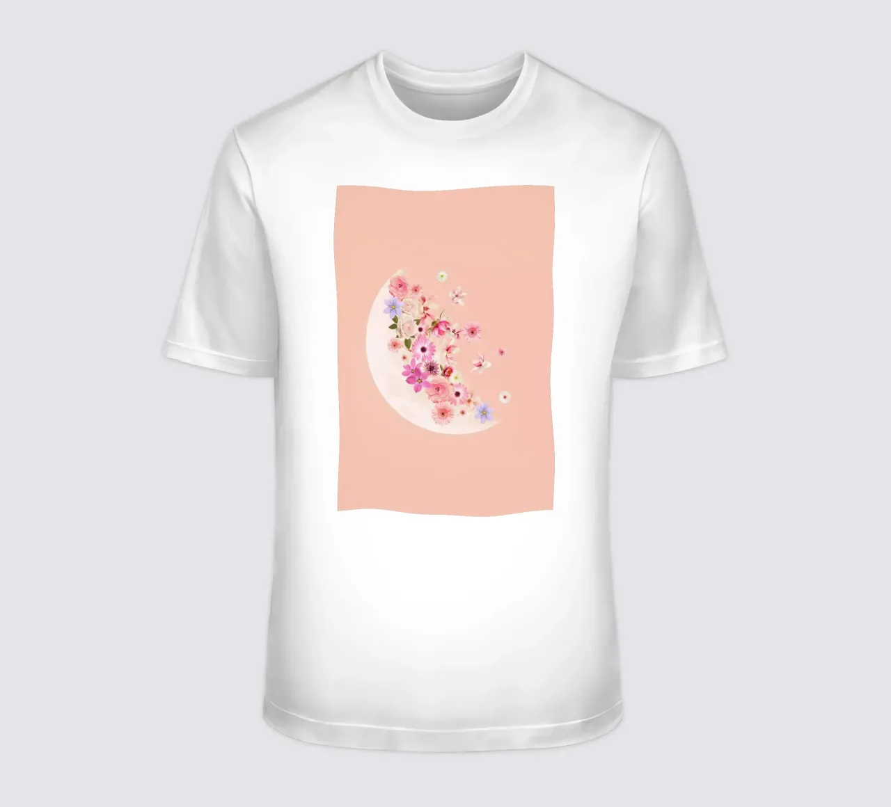 Spring Floral Moon t-shirt da cafelab