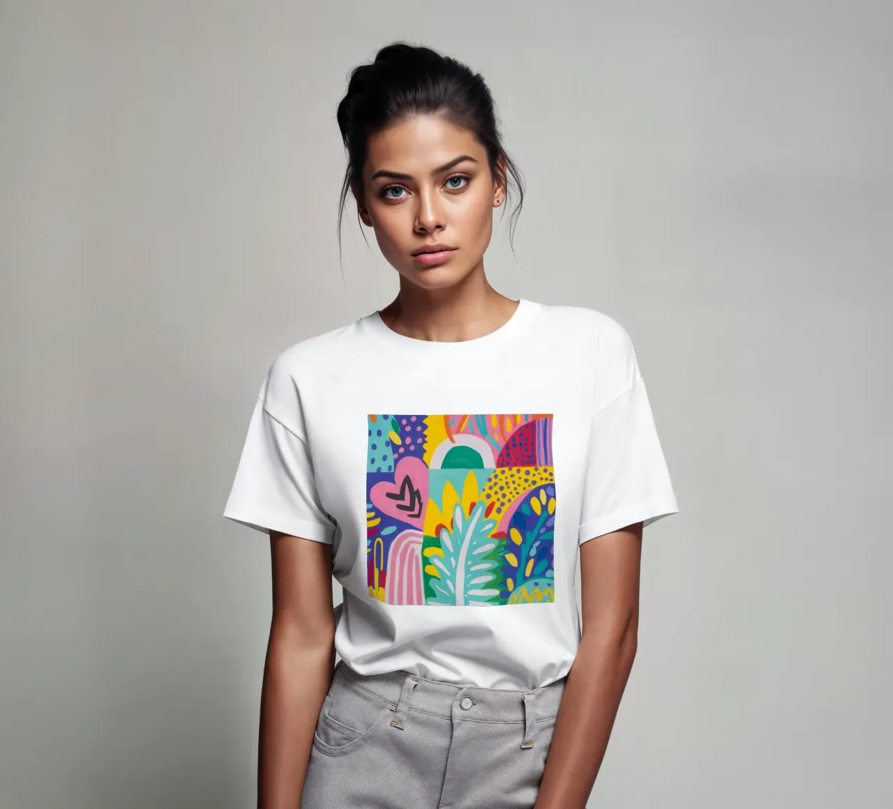 Fusione geometrica della natura t-shirt da Zep Layers