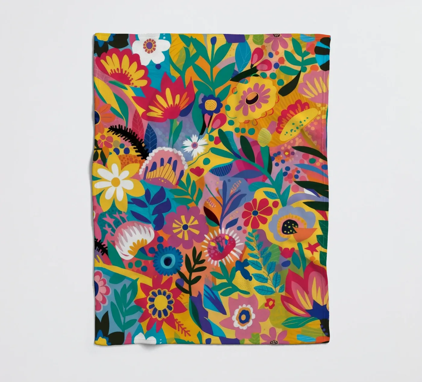 Wildblumen-Explosion Fleecedecke von Zep Layers