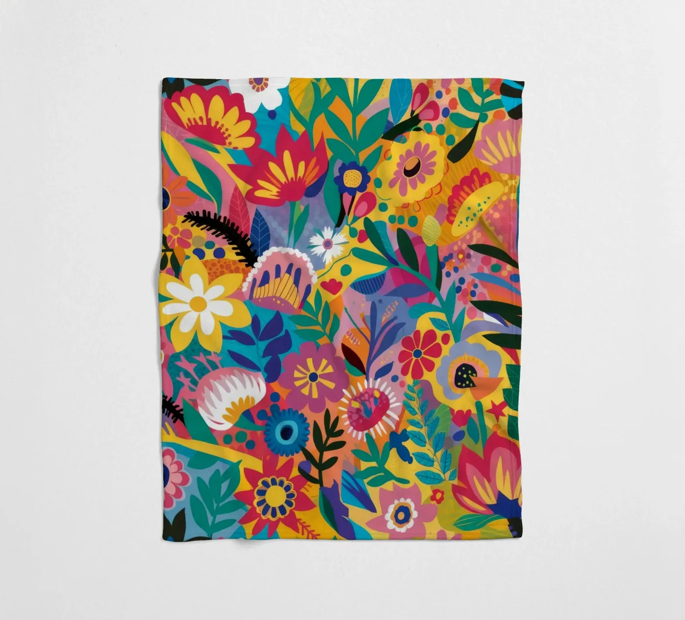Wildblumen-Explosion Fleecedecke von Zep Layers