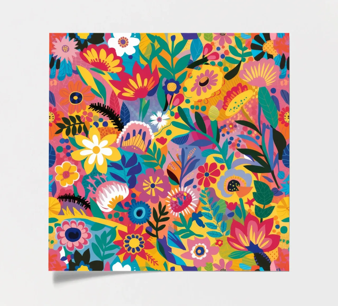 Wildblumen-Explosion Stickerbogen von Zep Layers