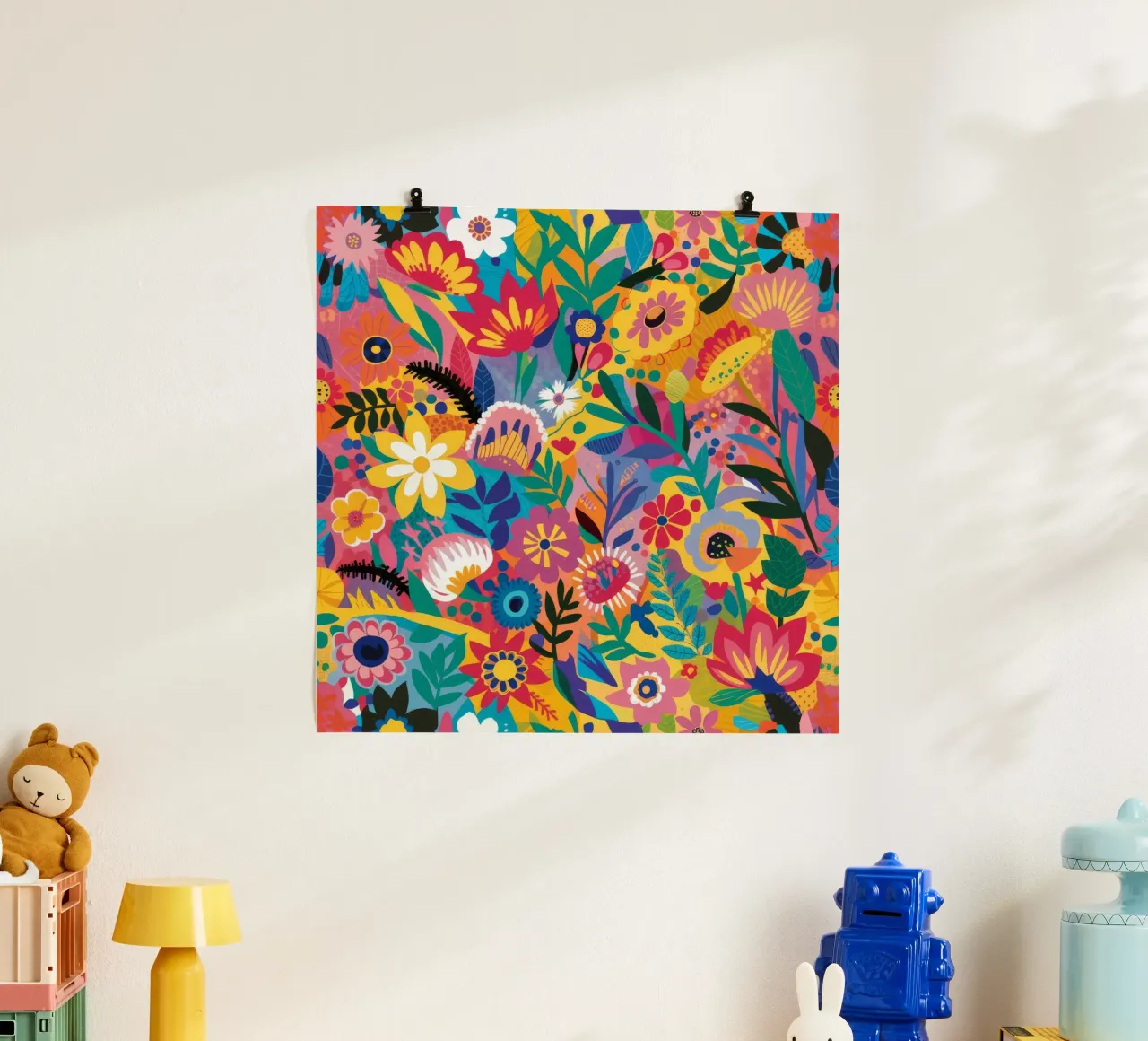 Esplosione di fiori selvatici carta hahnemühle da Zep Layers