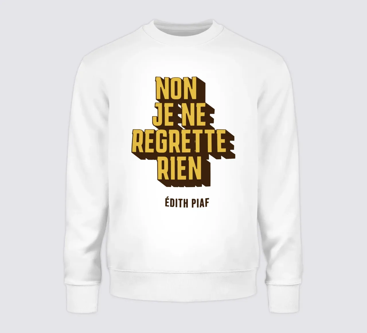 Non Je Ne Regrette Rien felpa da Gunawan Rb