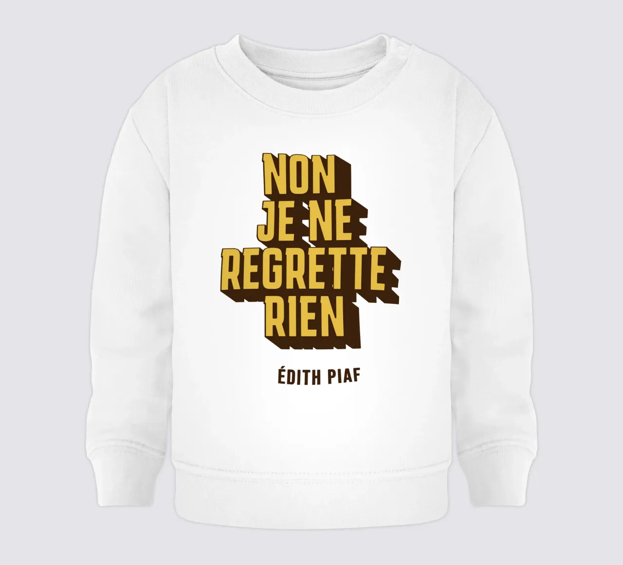 Non Je Ne Regrette Rien felpa neonato da Gunawan Rb