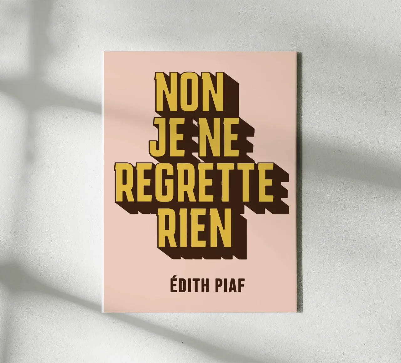 Non Je Ne Regrette Rien toile de Gunawan Rb