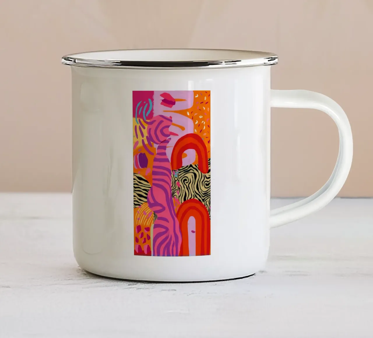 Ritmo Tribale Fusion tazza in smalto da Zep Layers