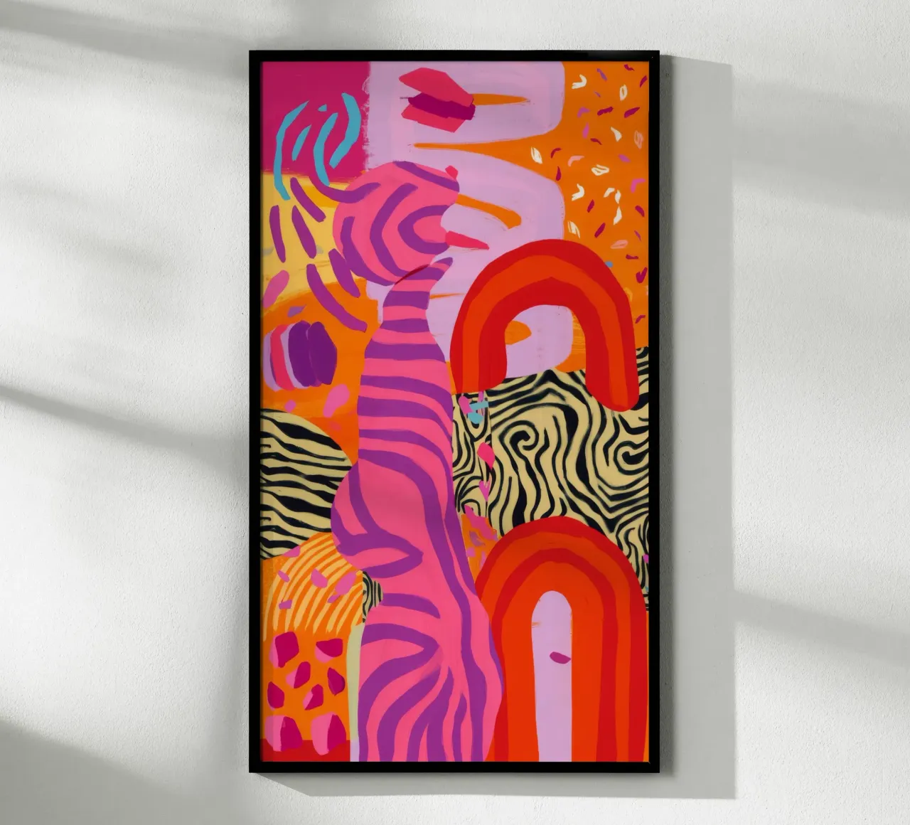 Ritmo Tribale Fusion poster con telaio in plastica da Zep Layers