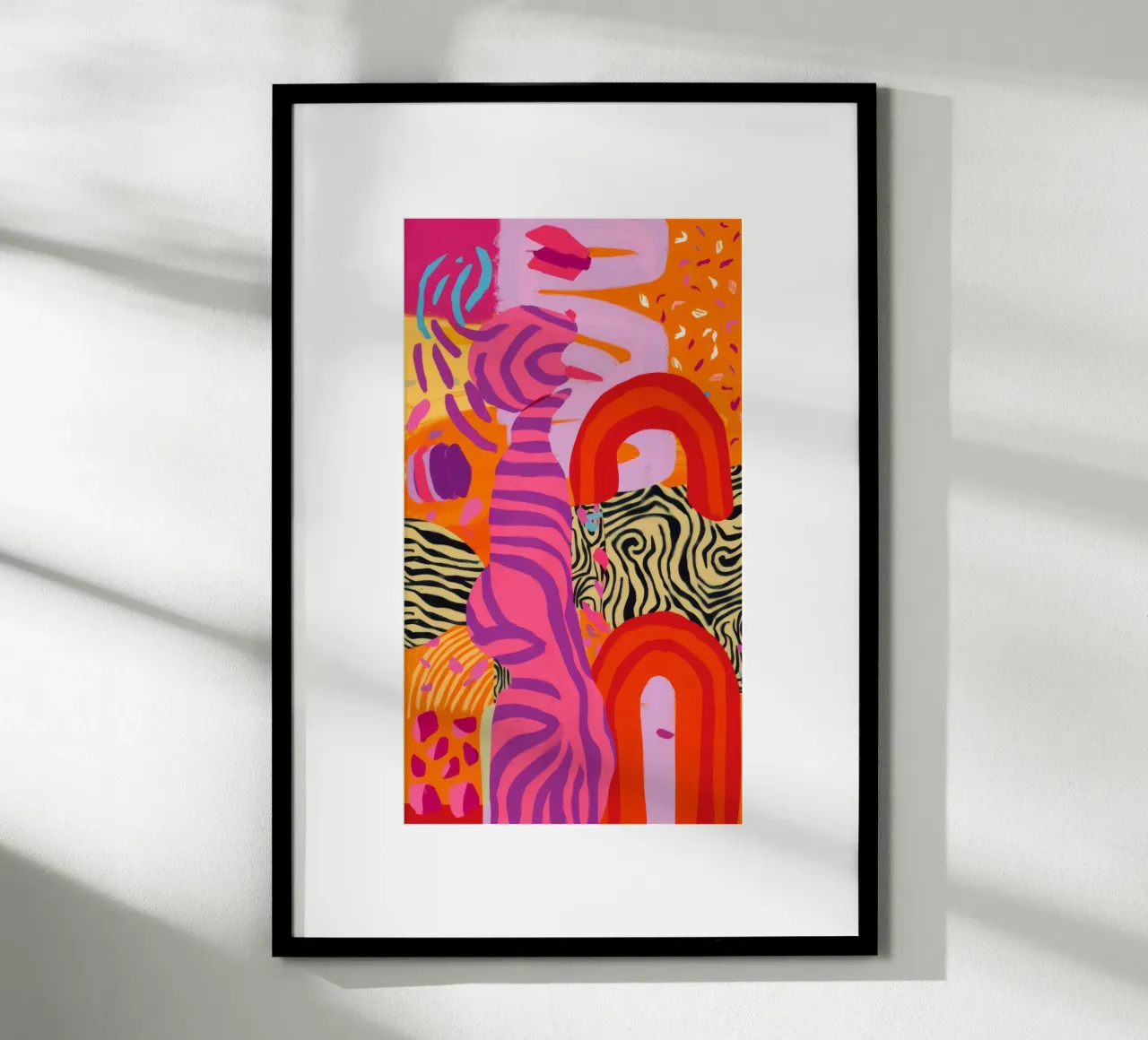Ritmo Tribale Fusion poster con telaio in plastica da Zep Layers