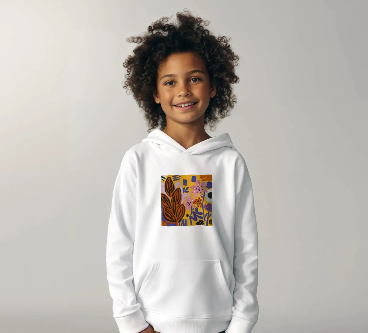 Arazzo Foglie di terra felpa bambino con cappuccio da Zep Layers