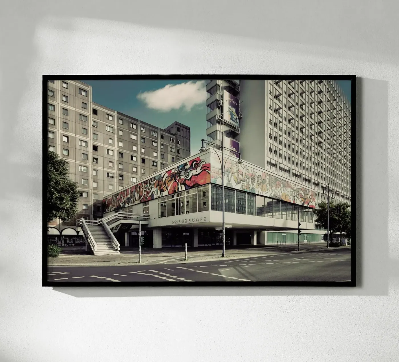 Pressecafe Poster von Michael Belhadi