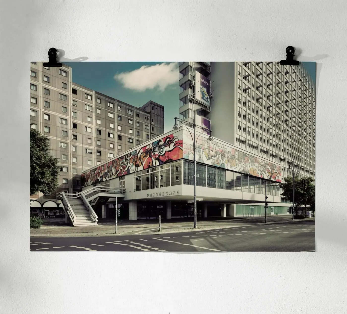 Pressecafe Poster von Michael Belhadi