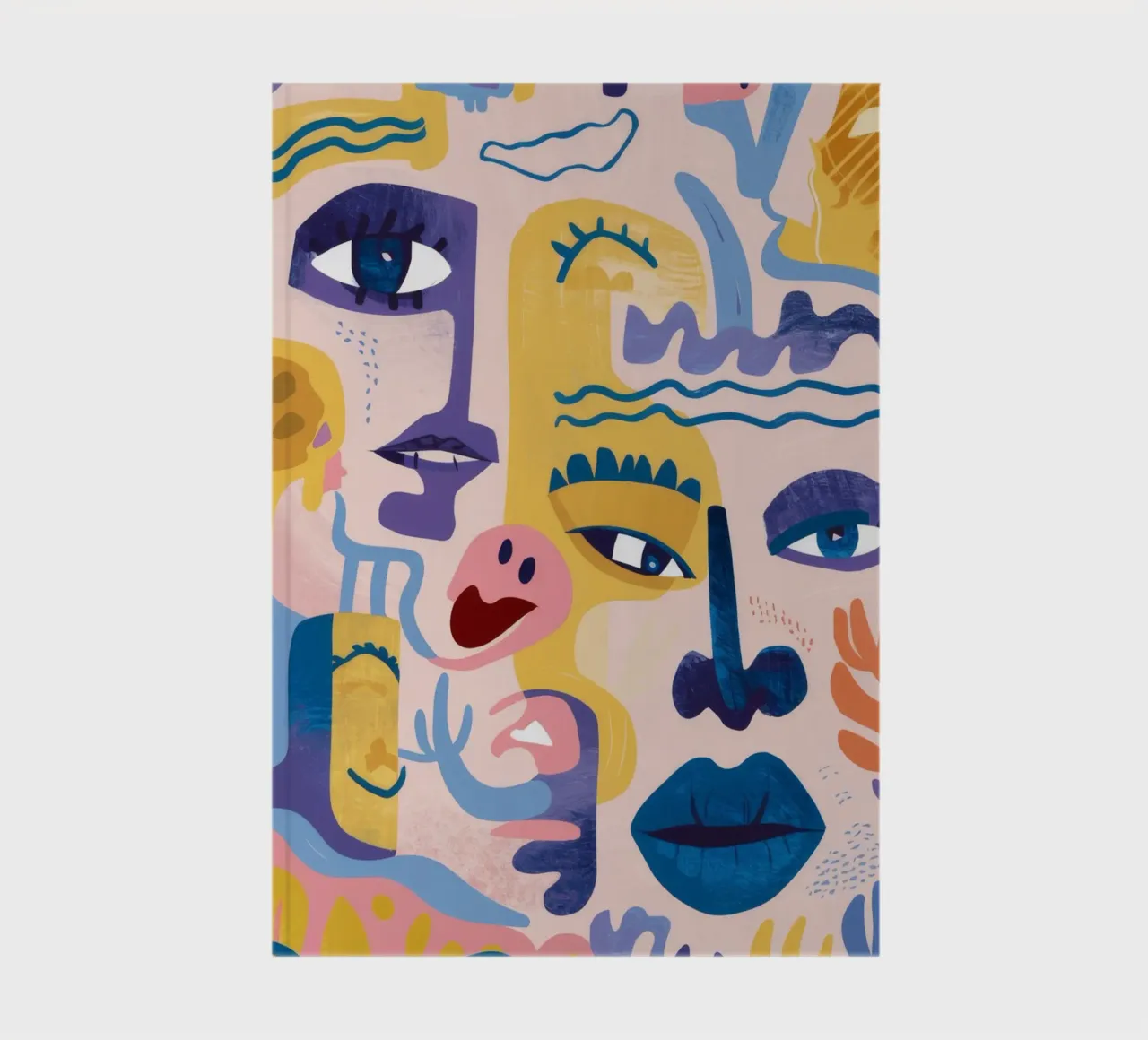 Surreal Visage Bloom notebook by Zep Layers