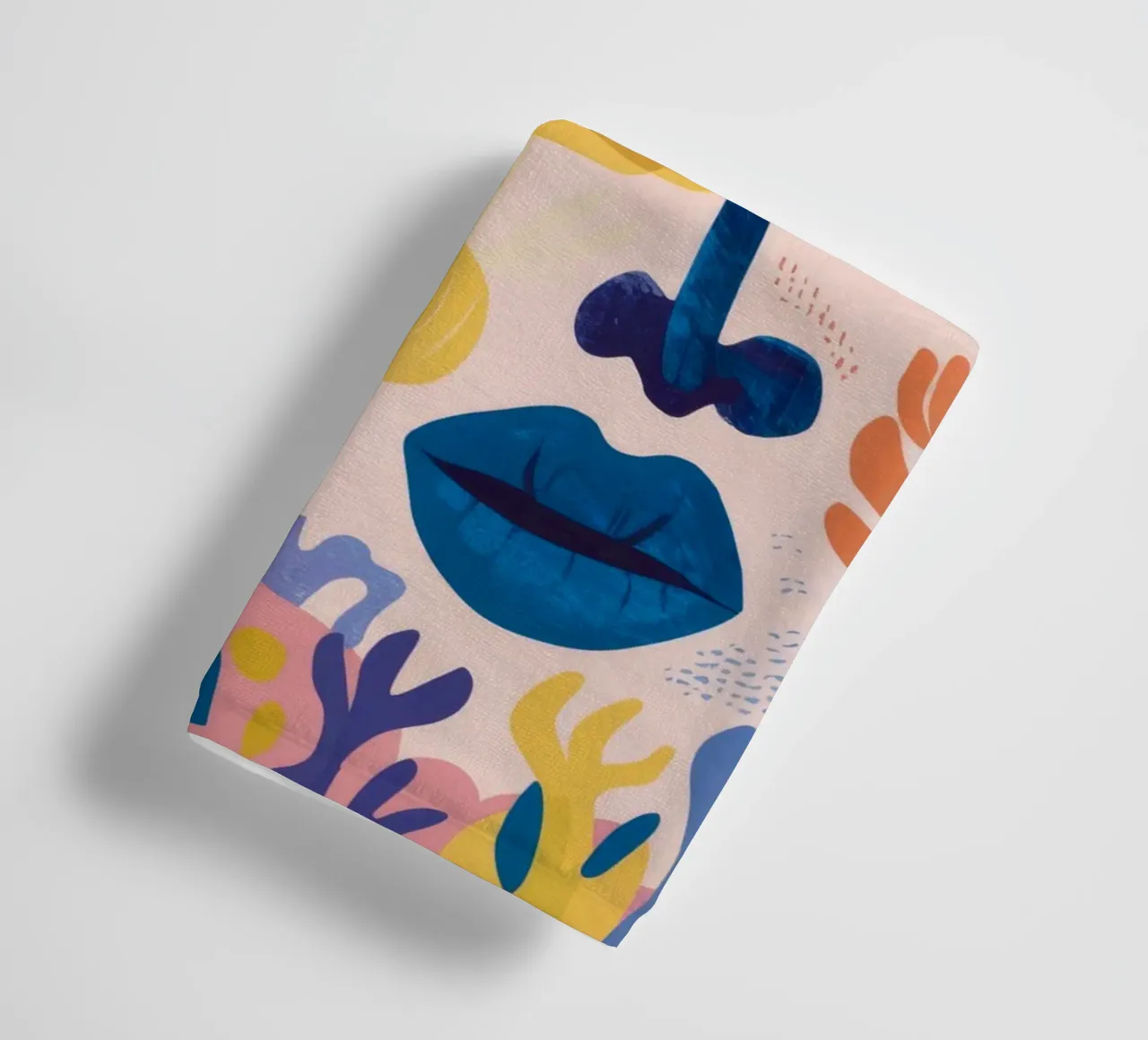 Surreal Visage Bloom towel by Zep Layers