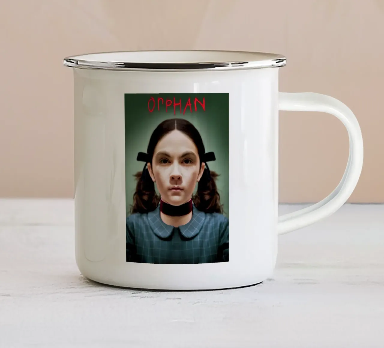 posso guardare orfano tazza in smalto da Danielshop