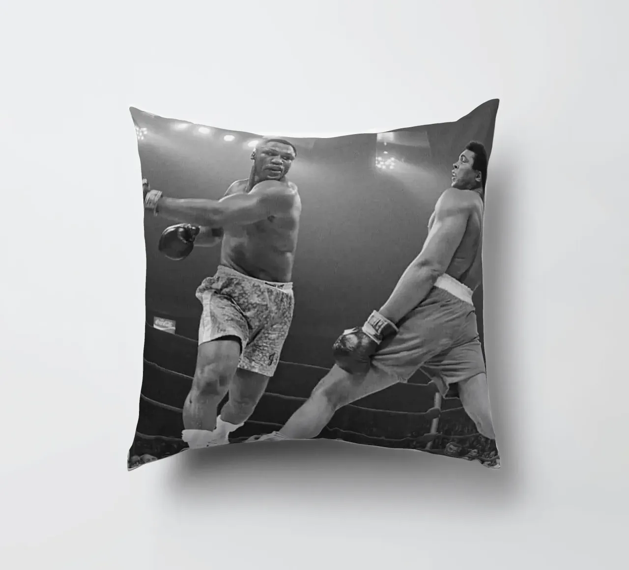Fight of the Century decorative cushion by Attaboy Dsgn