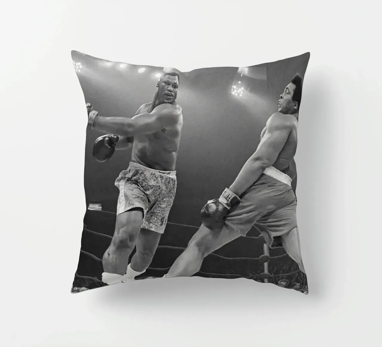 Fight of the Century decorative cushion by Attaboy Dsgn