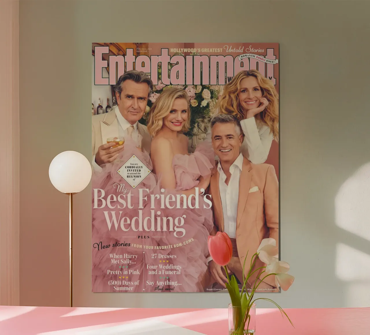 dermot mulroney il matrimonio del mio migliore amico poster con telaio in plastica da Danielshop