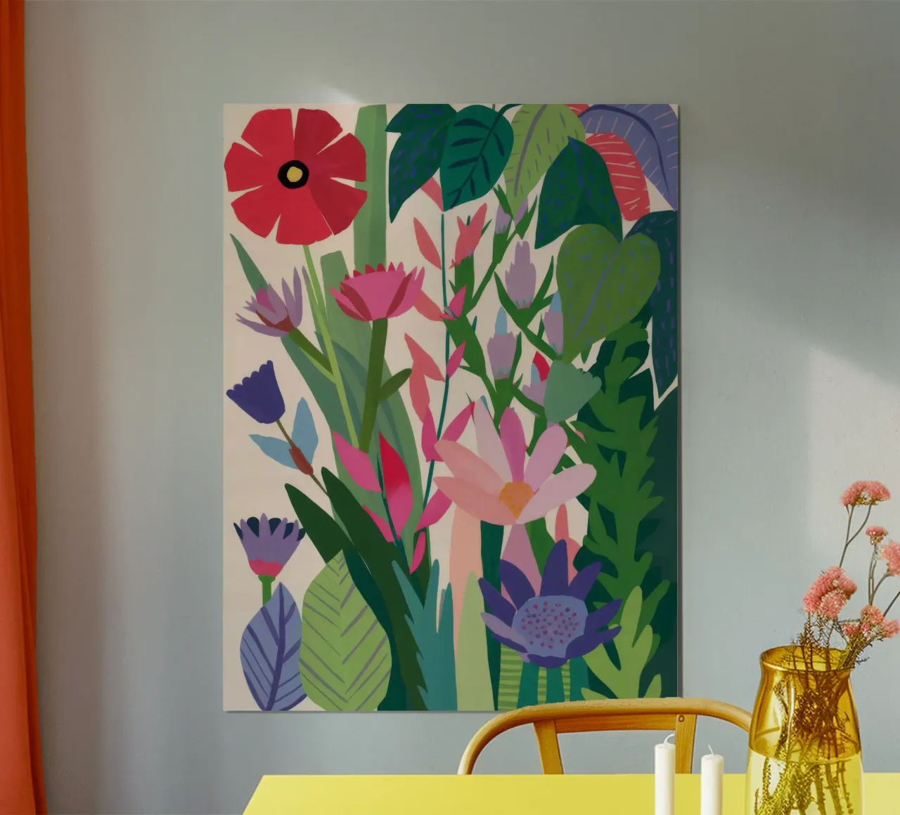 Giardino Fioritura Serenità poster con telaio in plastica da Zep Layers