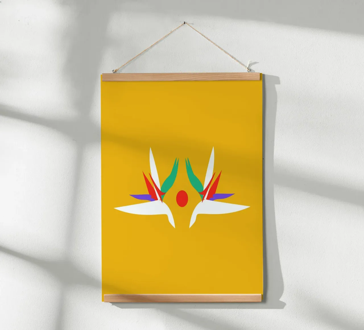 Zonsopgang Paradijs poster met kunststof frame van Mariery Young
