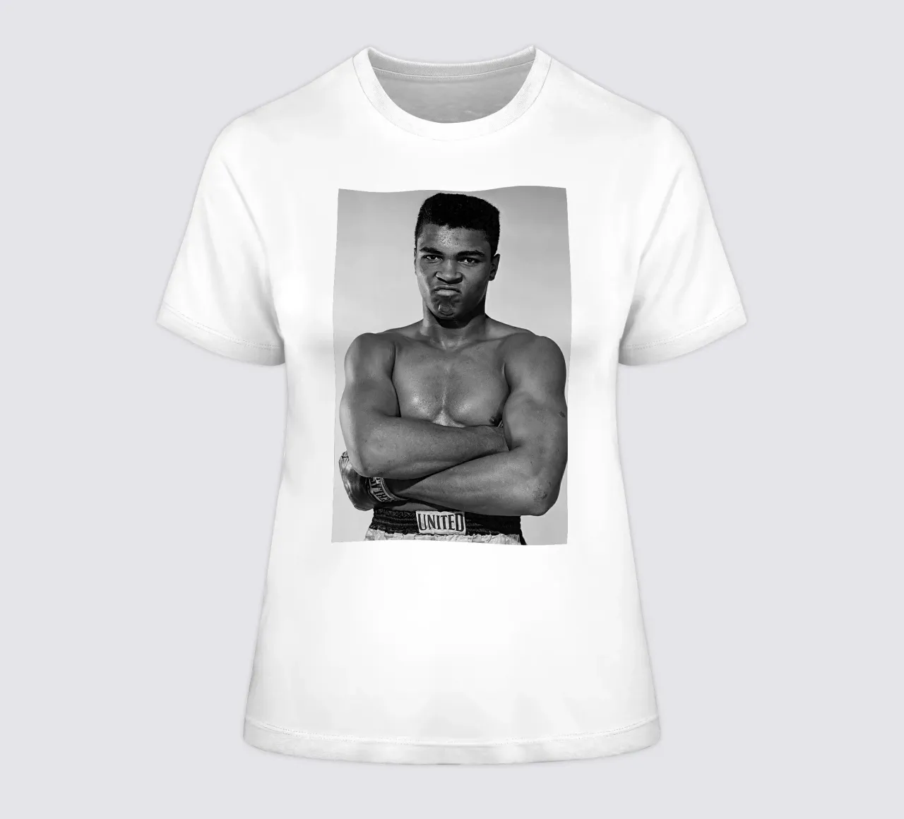 Muhammad Ali – The Greatest women's fitted t-shirt by Attaboy Dsgn