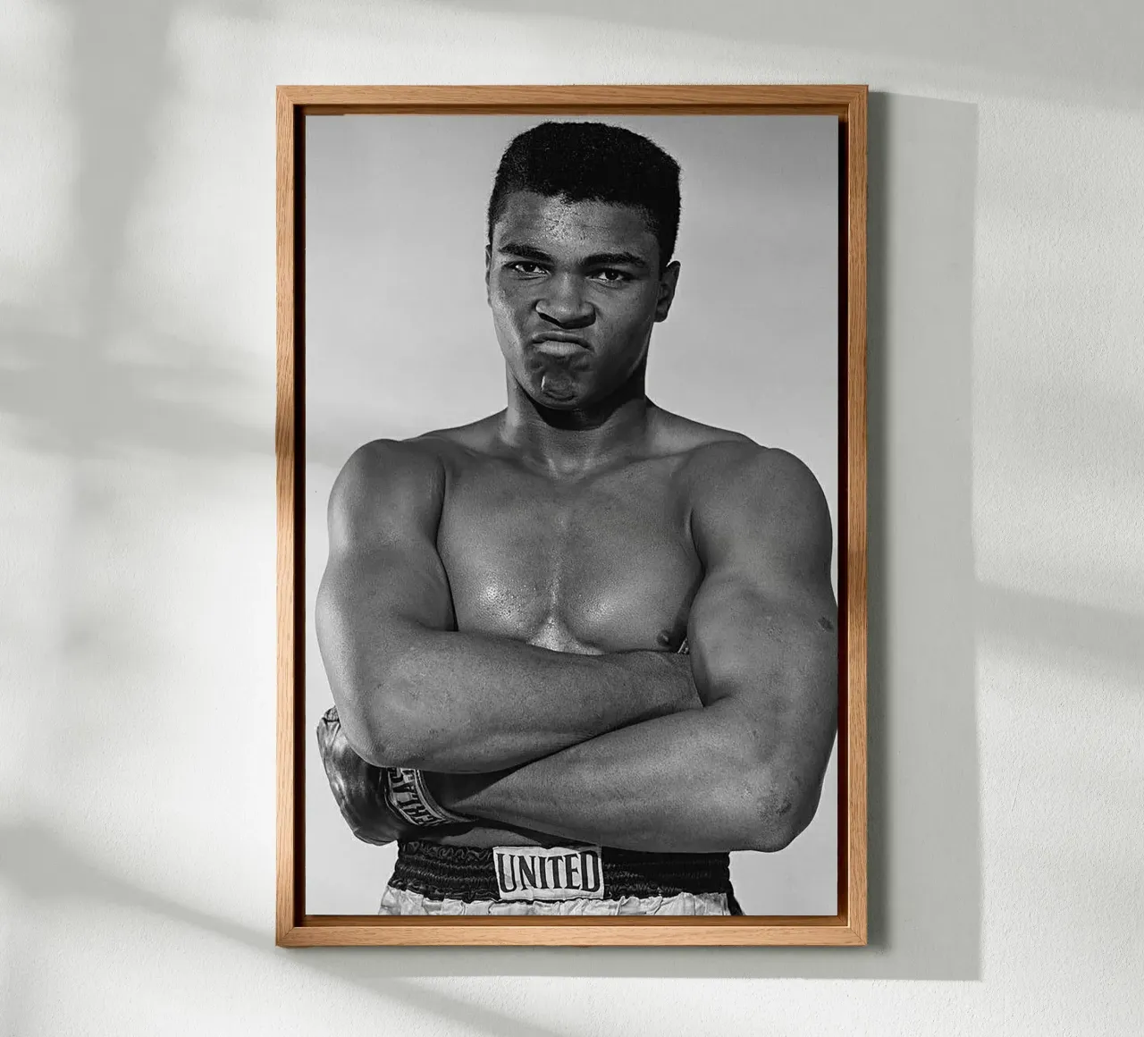 Muhammad Ali – The Greatest tela con Cornice a cassetta da Attaboy Dsgn