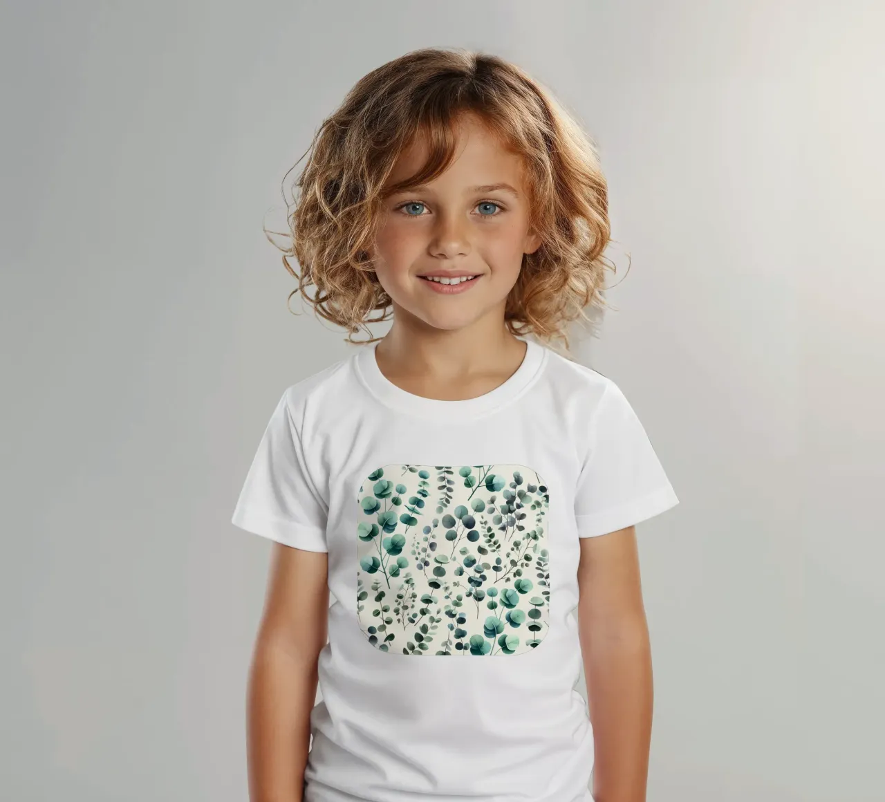 Eucalyptusbladeren Patroon Groen kinder t-shirt van SilverPegasus