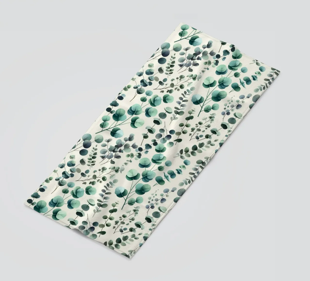 Pattern Foglie di Eucalipto Verde telo mare da SilverPegasus