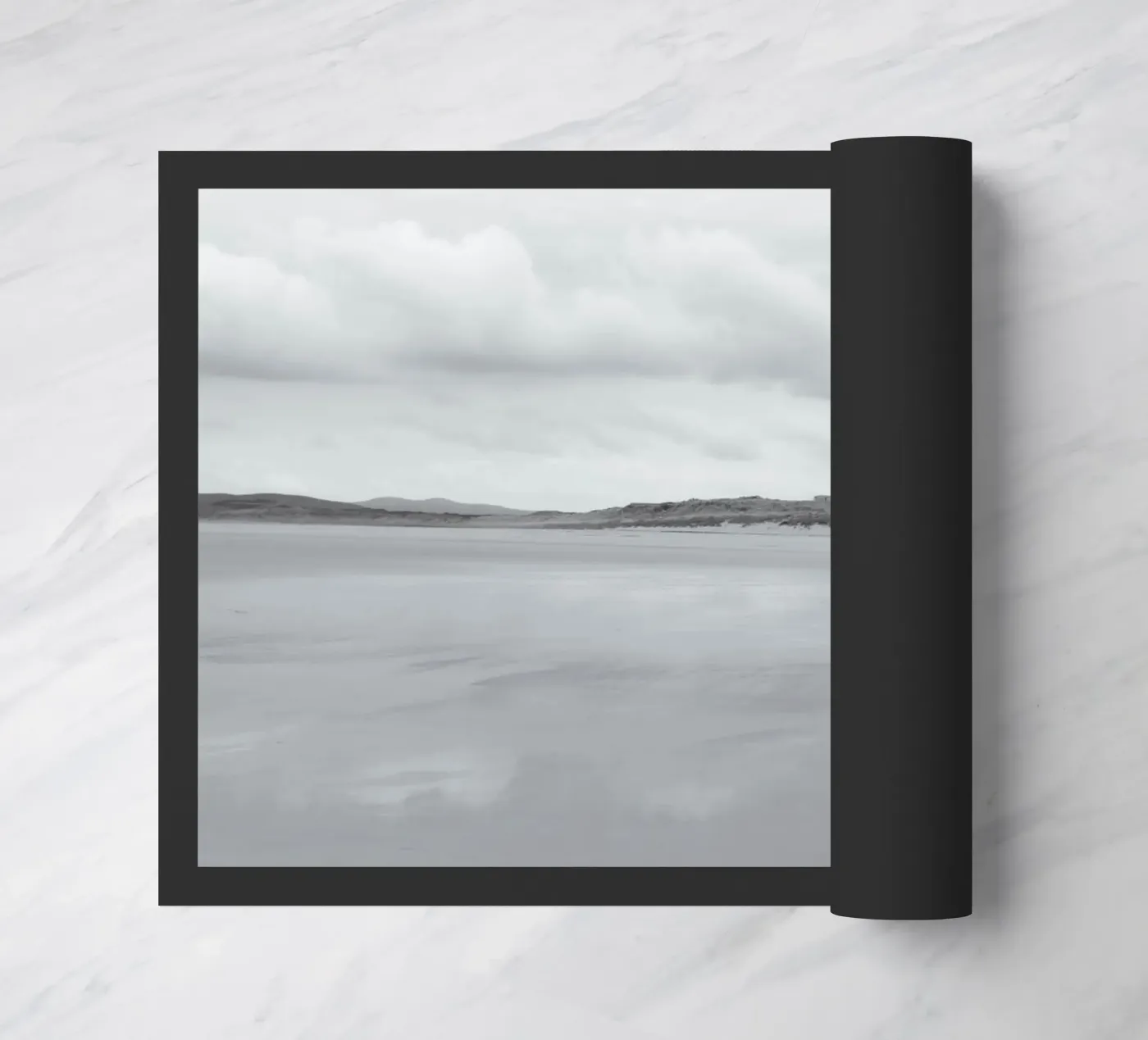 Breedte in grijs deurmat van Wild Coast Studio