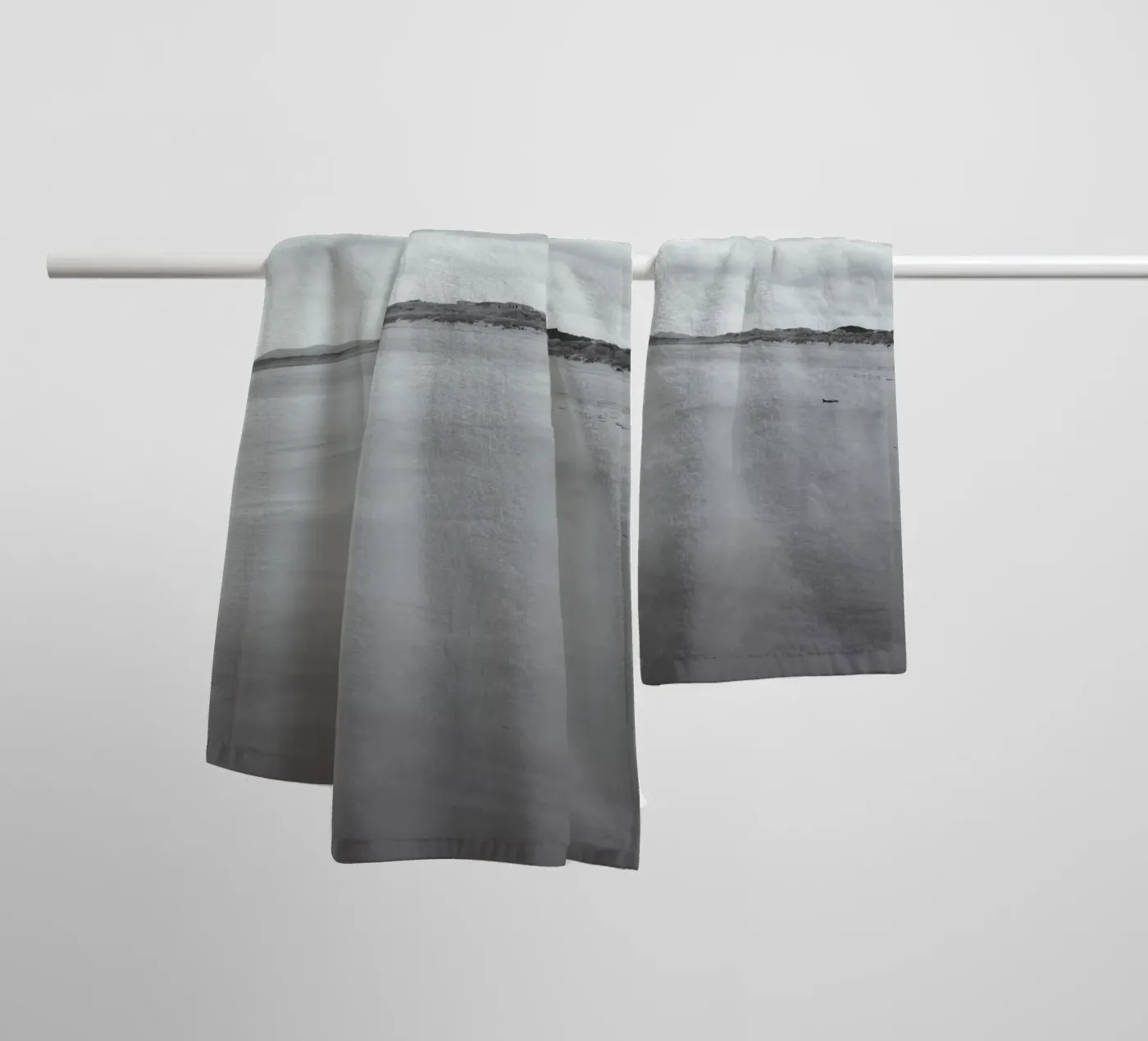 Width in grey towel by Wild Coast Studio