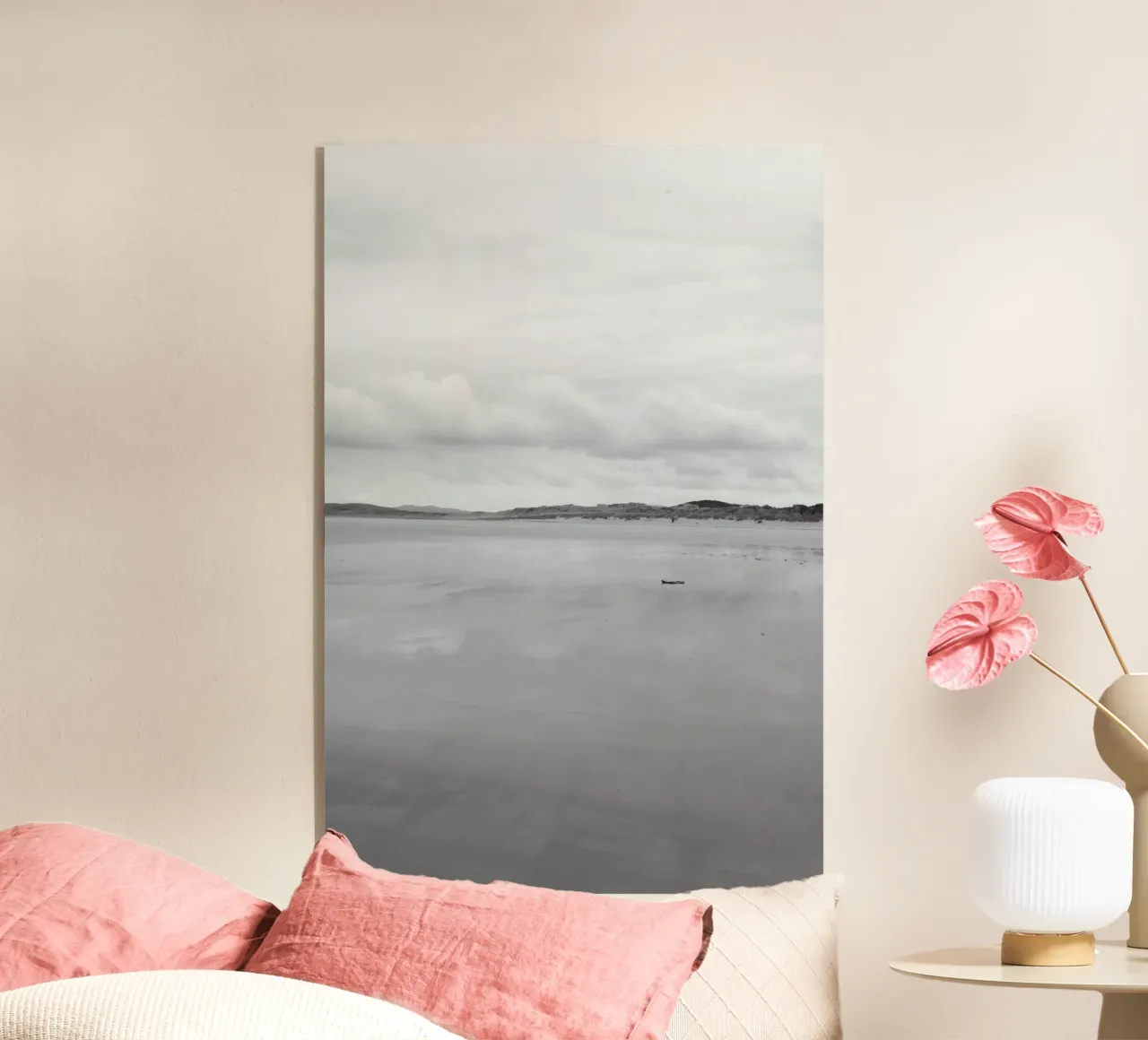 Width in grey acrylic glass by The Wild Creative Studio