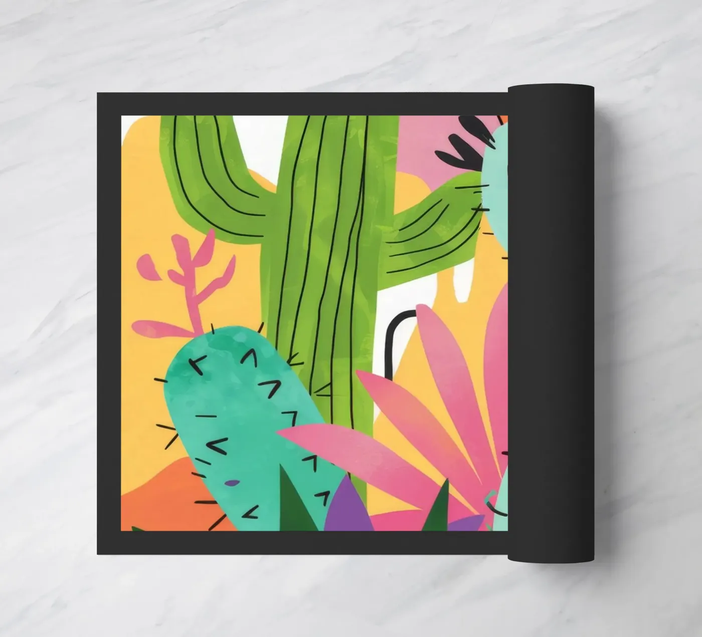 Woestijncactustuin deurmat van Zep Layers