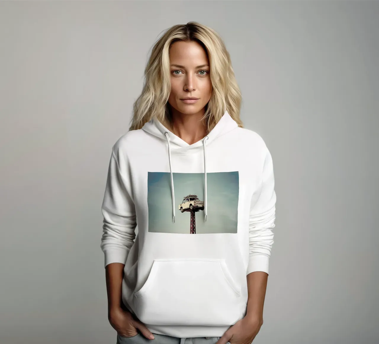 Trabant hoodie by Michael Belhadi